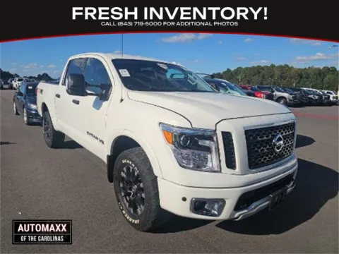 White 2019 Nissan Titan PRO-4X for sale in Summerville, SC