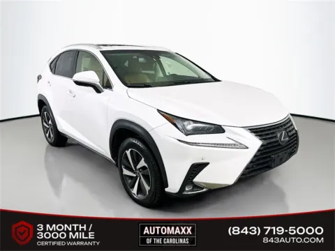 White 2019 Lexus NX 300 Base for sale in Summerville, SC