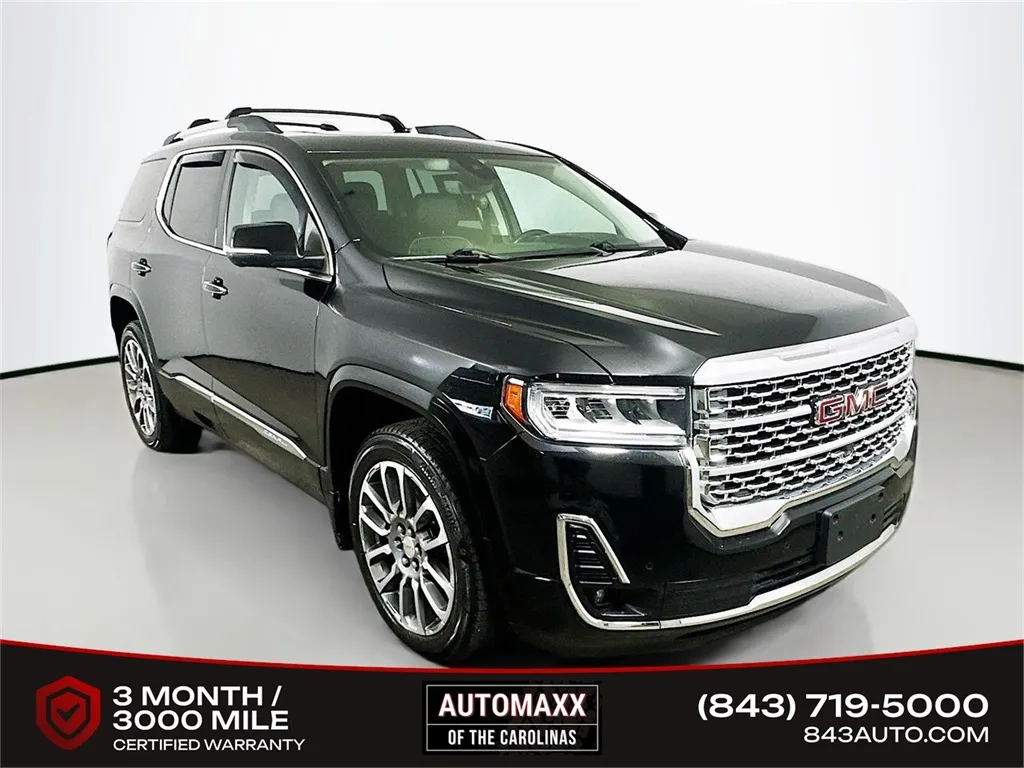 Black 2021 GMC Acadia Denali for sale in Summerville, SC