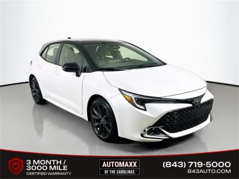 White 2024 Toyota Corolla Hatchback XSE for sale in Summerville, SC