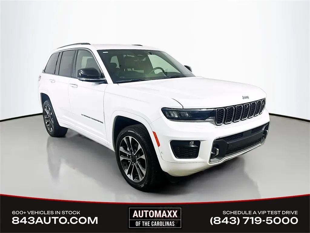 White 2022 Jeep Grand Cherokee Overland for sale in Summerville, SC