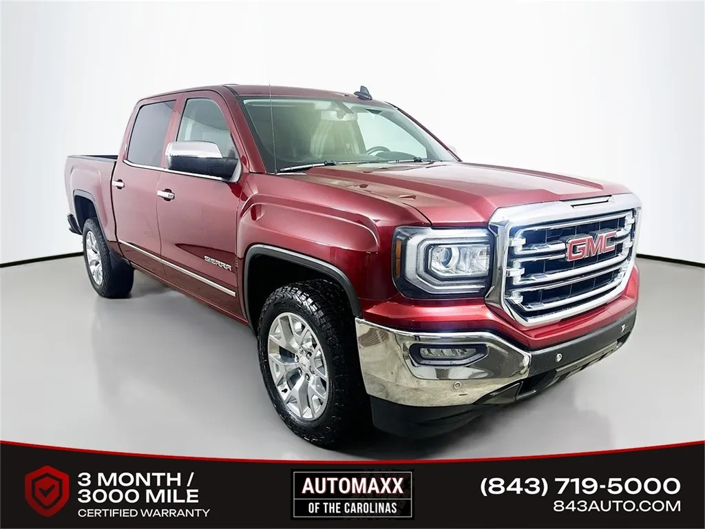 Red 2017 GMC Sierra 1500 SLT for sale in Summerville, SC