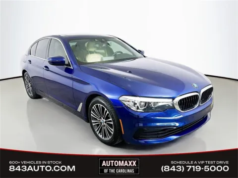 Blue 2019 BMW 5 Series 530i for sale in Summerville, SC