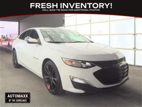 White 2021 Chevrolet Malibu LT for sale in Summerville, SC
