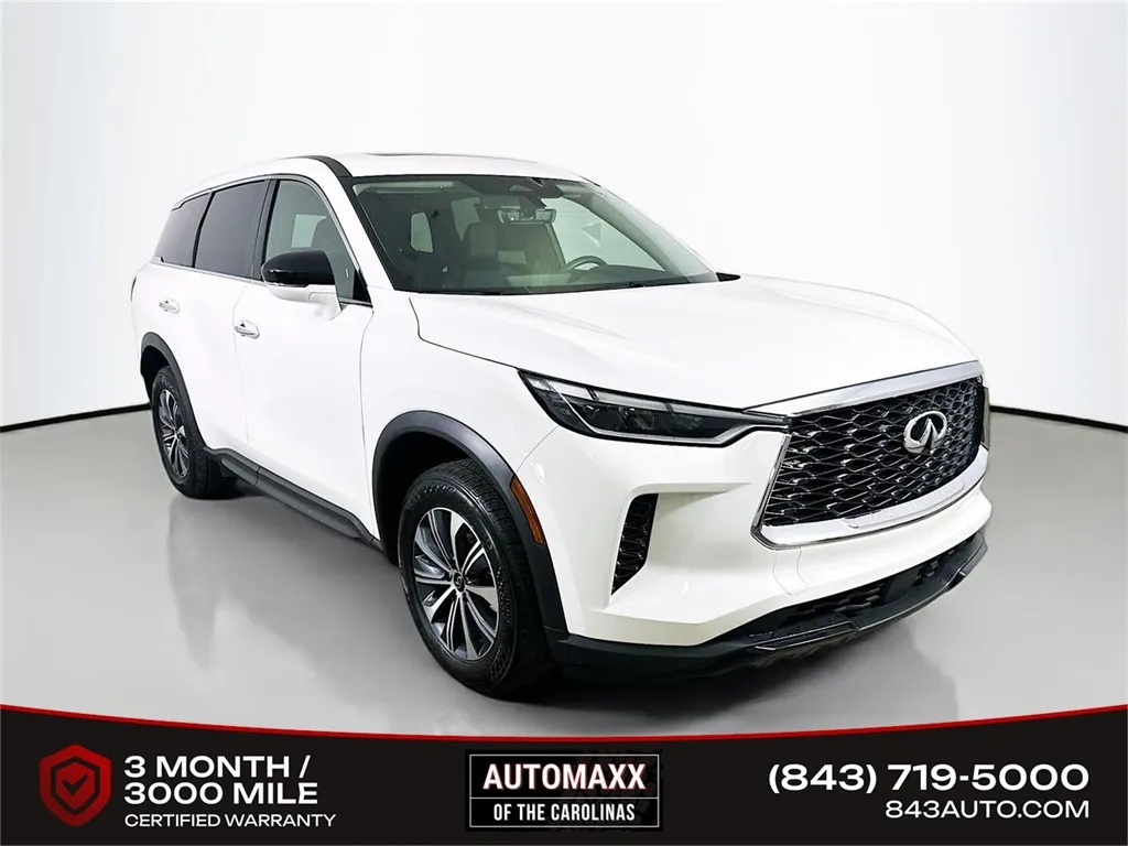 White 2025 INFINITI QX60 PURE for sale in Summerville, SC