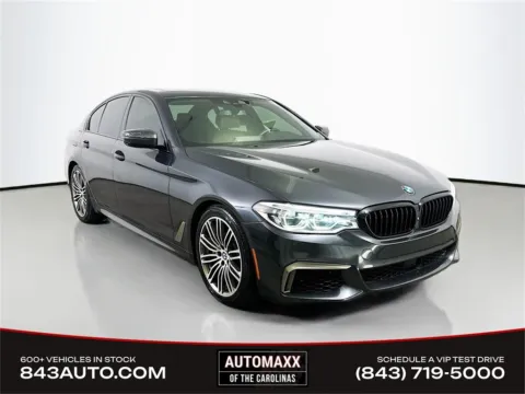 Gray 2019 BMW 5 Series M550i xDrive for sale in Summerville, SC