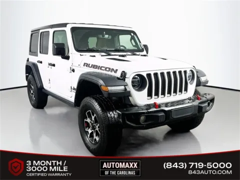 White 2022 Jeep Wrangler Unlimited Rubicon for sale in Summerville, SC