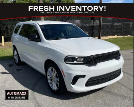 White 2021 Dodge Durango GT Plus for sale in Summerville, SC