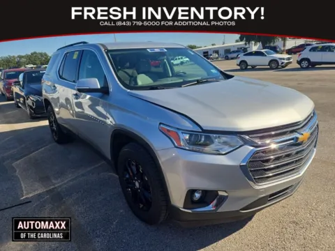 Silver 2021 Chevrolet Traverse LT for sale in Summerville, SC