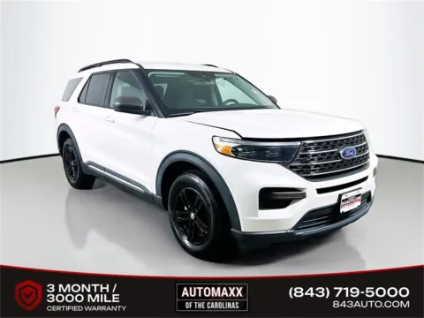 White 2021 Ford Explorer XLT for sale in Summerville, SC