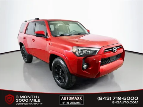 Red 2021 Toyota 4Runner SR5 for sale in Summerville, SC
