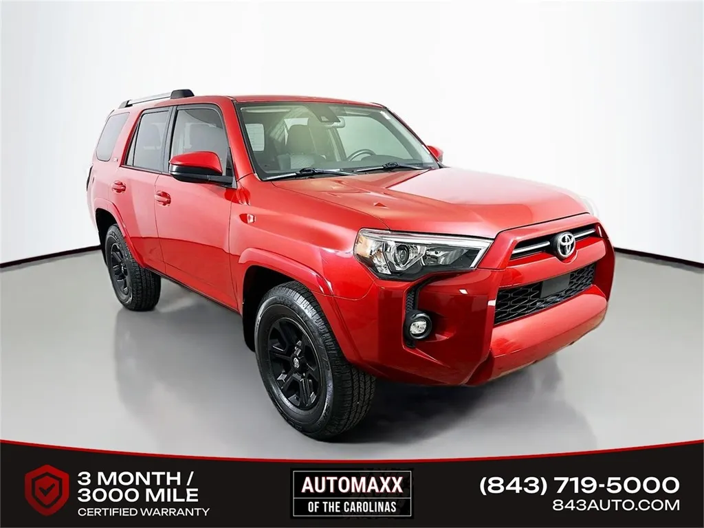 Red 2021 Toyota 4Runner SR5 for sale in Summerville, SC