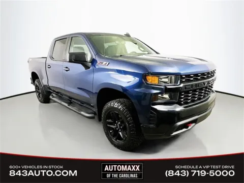 Blue 2022 Chevrolet Silverado 1500 LTD Custom Trail Boss for sale in Summerville, SC