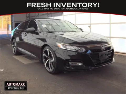 Black 2018 Honda Accord Sport for sale in Summerville, SC