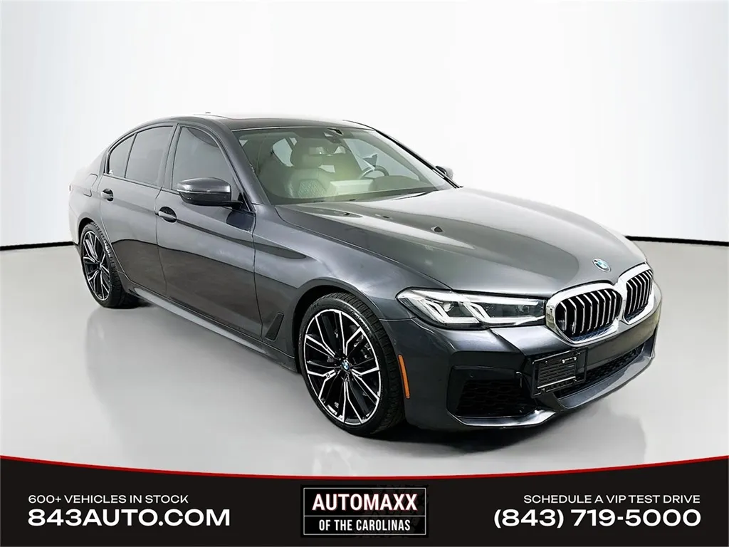 Gray 2021 BMW 5 Series 540i for sale in Summerville, SC