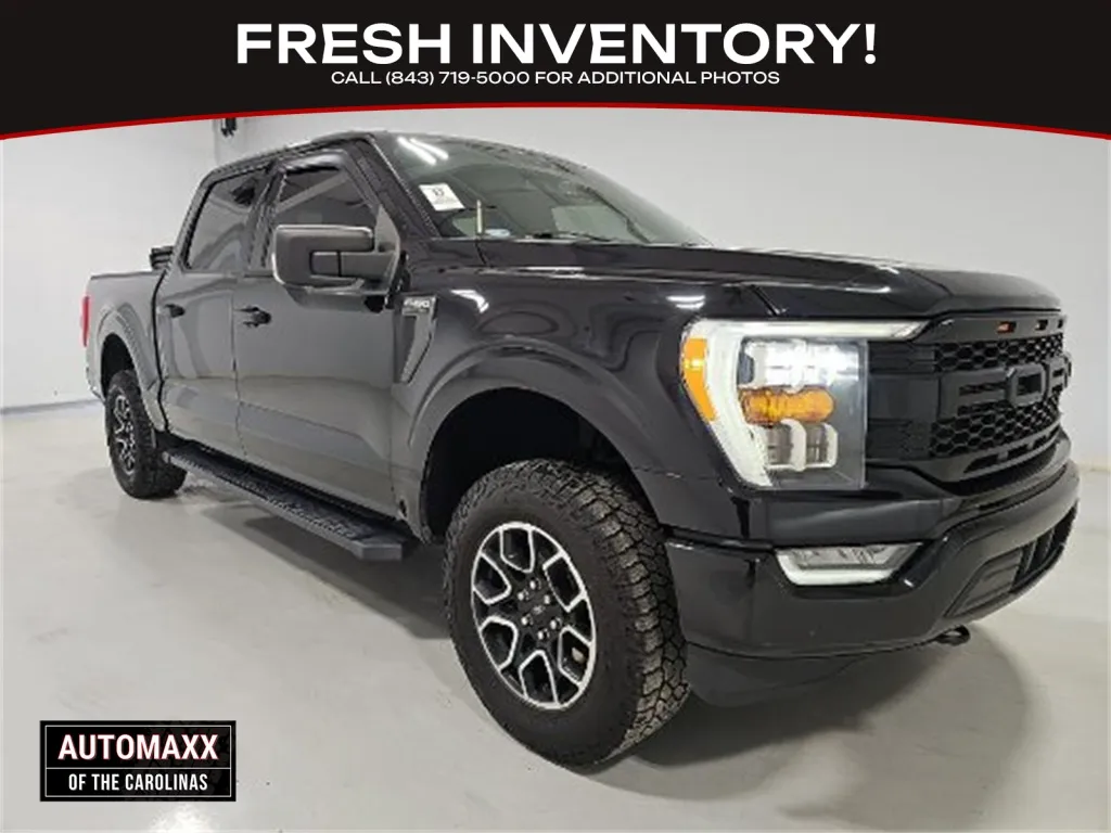 Black 2021 Ford F-150 XLT for sale in Summerville, SC