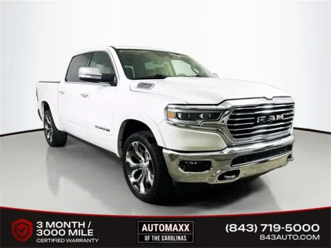 White 2021 Ram 1500 Laramie Longhorn for sale in Summerville, SC