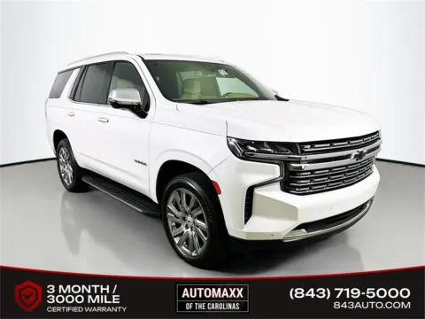 White 2021 Chevrolet Tahoe Premier for sale in Summerville, SC