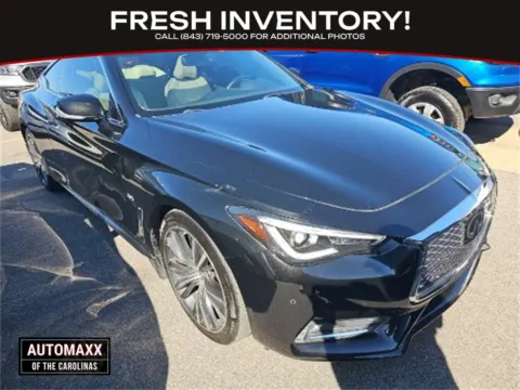 Black 2017 INFINITI Q60 3.0t Premium for sale in Summerville, SC
