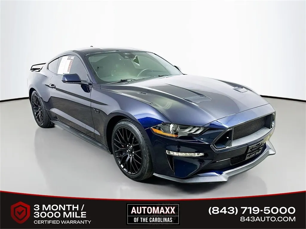Blue 2021 Ford Mustang GT Premium for sale in Summerville, SC