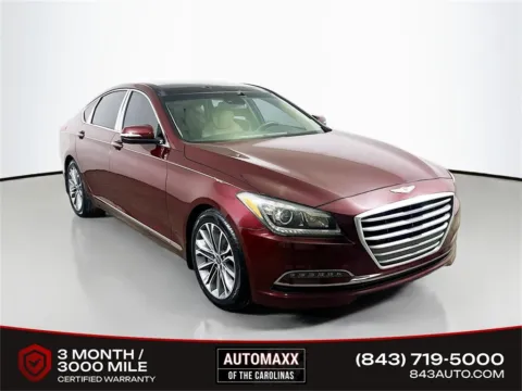 Red 2016 Hyundai Genesis 3.8 for sale in Summerville, SC