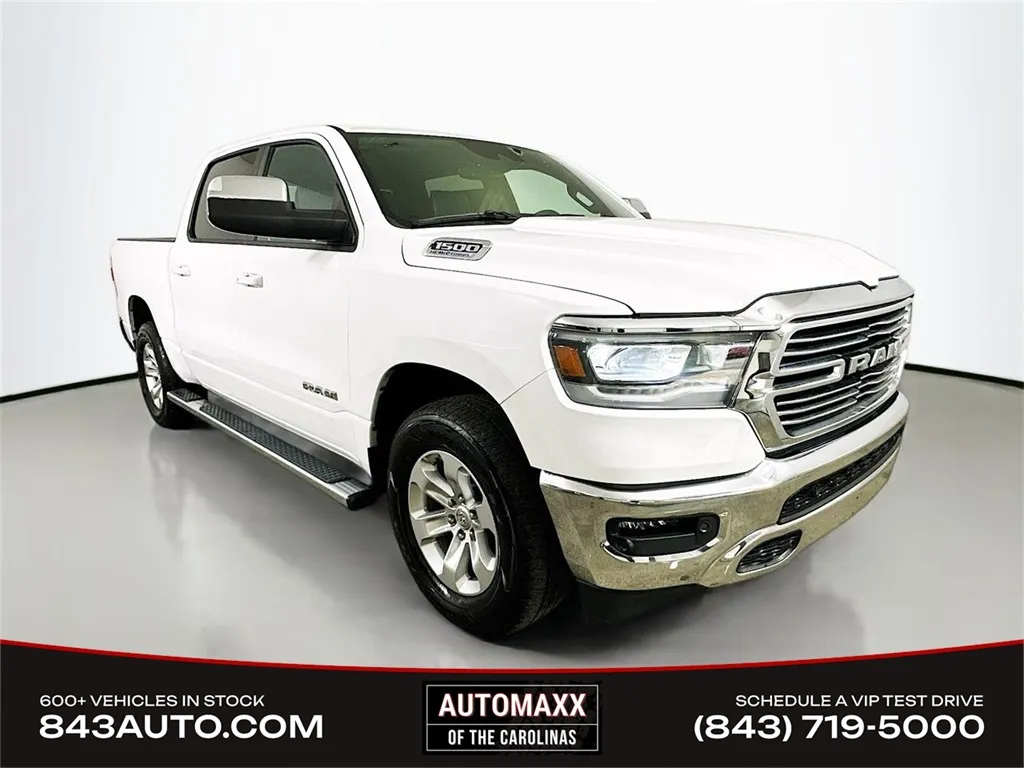 White 2023 Ram 1500 Laramie for sale in Summerville, SC