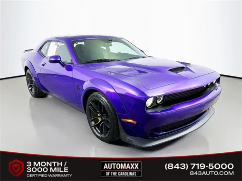 Purple 2019 Dodge Challenger R/T Scat Pack Widebody for sale in Summerville, SC