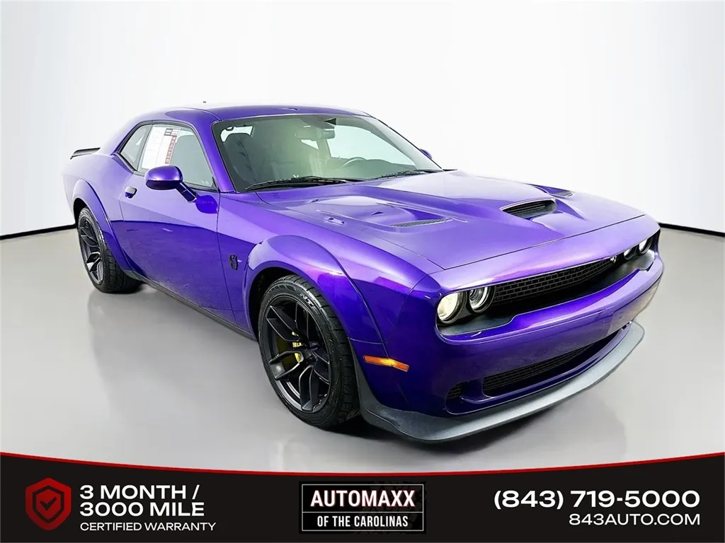 Purple 2019 Dodge Challenger R/T Scat Pack Widebody for sale in Summerville, SC