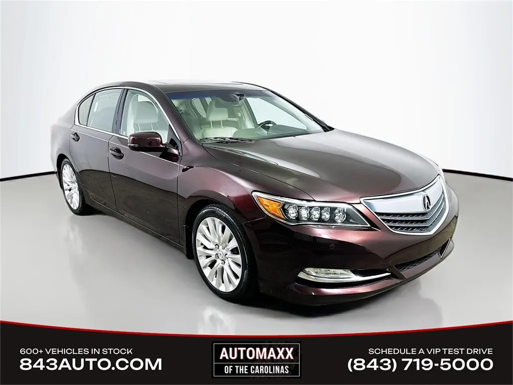 Red 2014 Acura RLX for sale in Summerville, SC