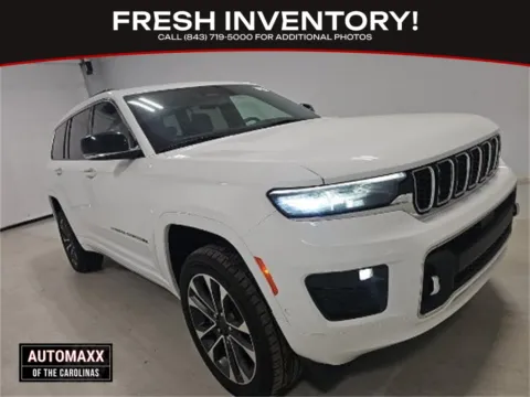 White 2021 Jeep Grand Cherokee L Overland for sale in Summerville, SC
