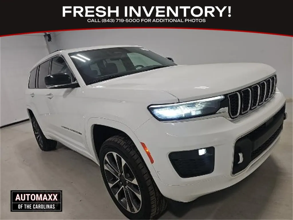White 2021 Jeep Grand Cherokee L Overland for sale in Summerville, SC