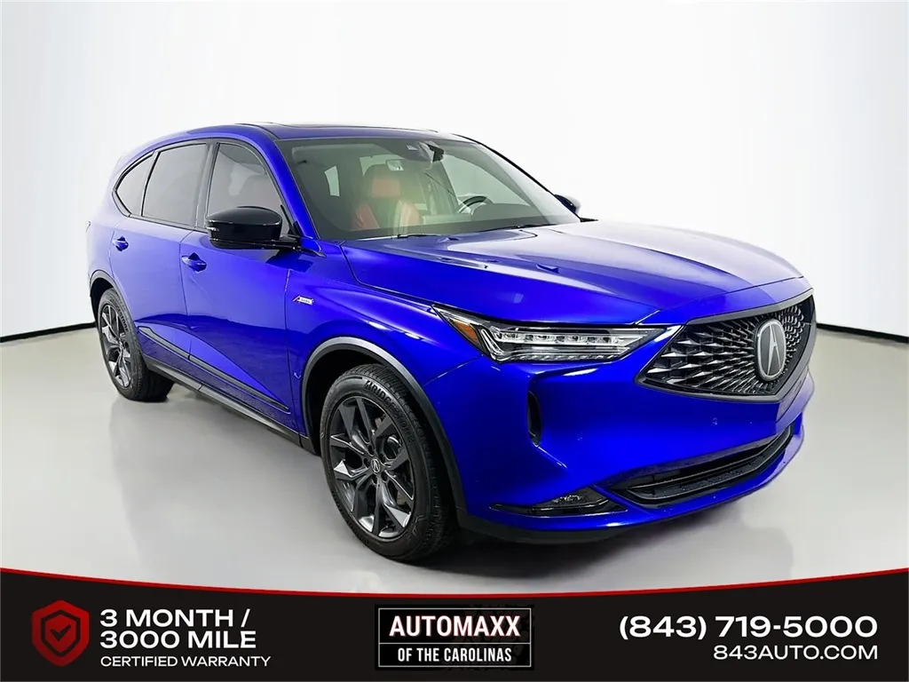 Blue 2023 Acura MDX A-Spec for sale in Summerville, SC