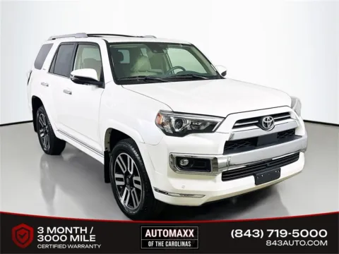 White 2022 Toyota 4Runner Limited for sale in Summerville, SC
