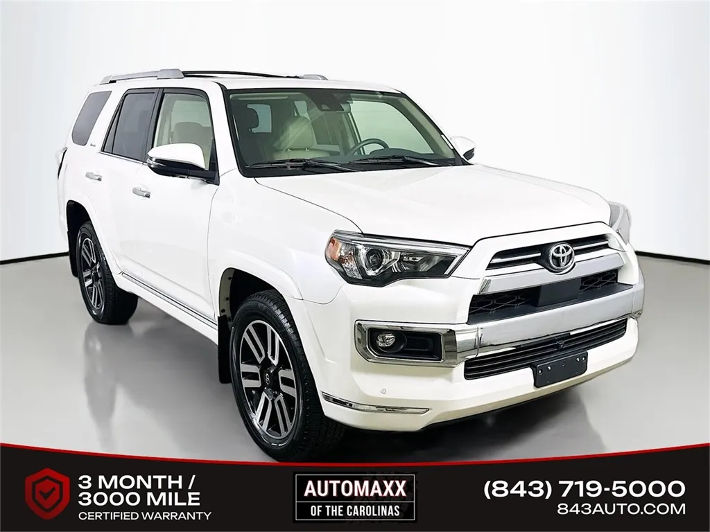 White 2022 Toyota 4Runner Limited for sale in Summerville, SC