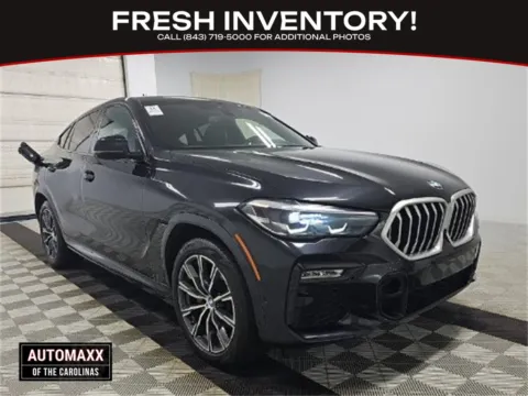 Black 2021 BMW X6 xDrive40i for sale in Summerville, SC