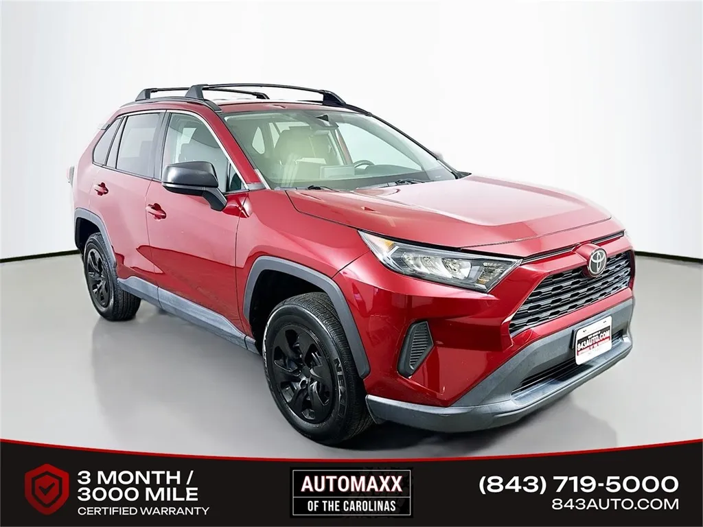 Red 2021 Toyota RAV4 LE for sale in Summerville, SC