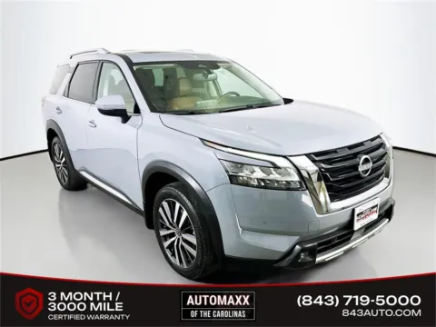 Gray 2022 Nissan Pathfinder Platinum for sale in Summerville, SC
