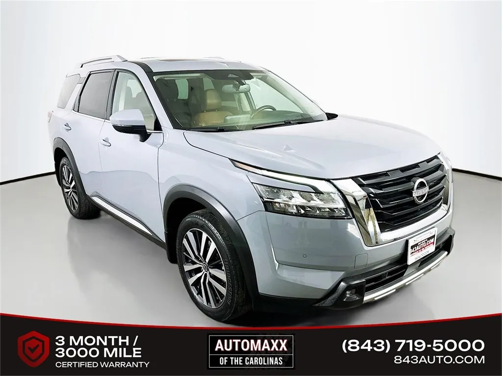 Gray 2022 Nissan Pathfinder Platinum for sale in Summerville, SC