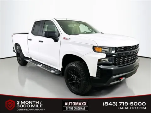 White 2019 Chevrolet Silverado 1500 Custom Trail Boss for sale in Summerville, SC