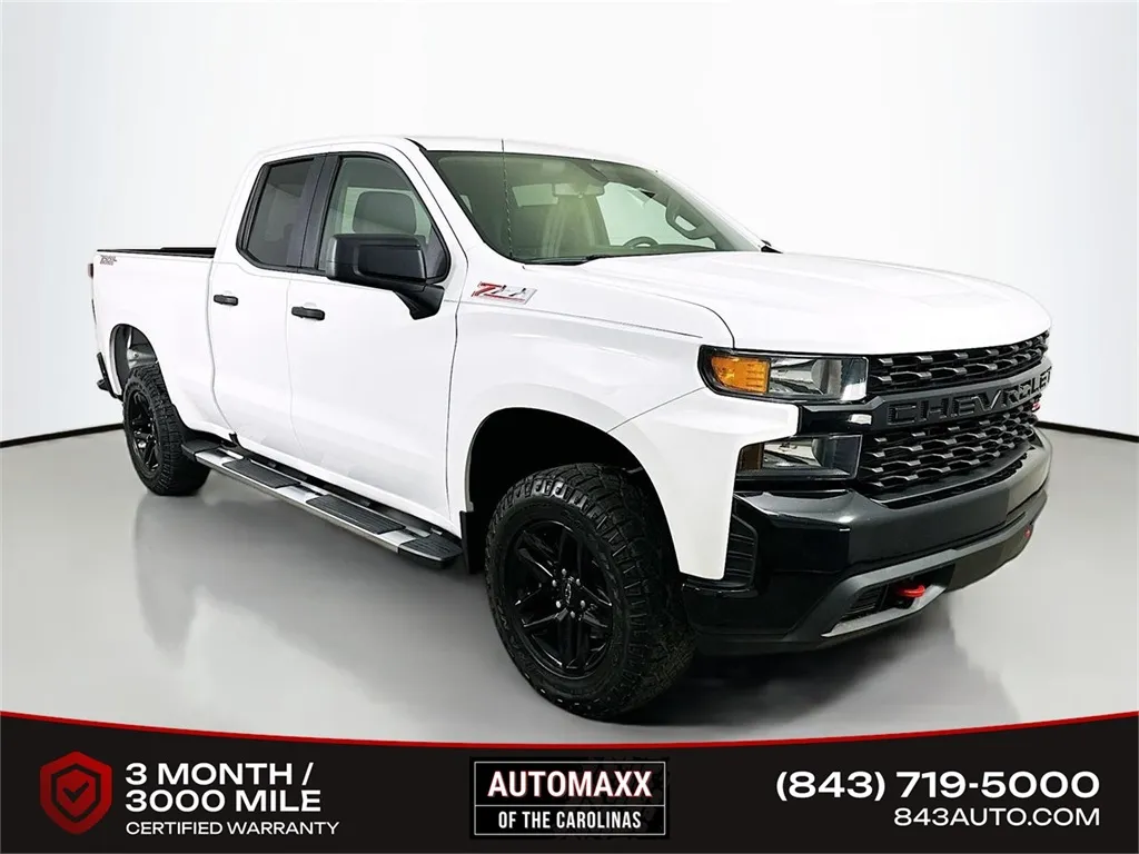 White 2019 Chevrolet Silverado 1500 Custom Trail Boss for sale in Summerville, SC