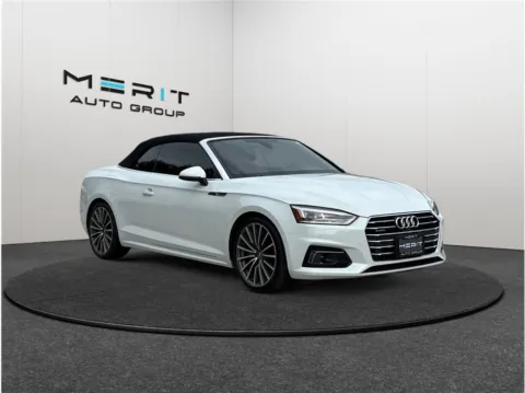 White 2018 Audi A5 Prestige Cabriolet 2D for sale in Jacksonville, FL