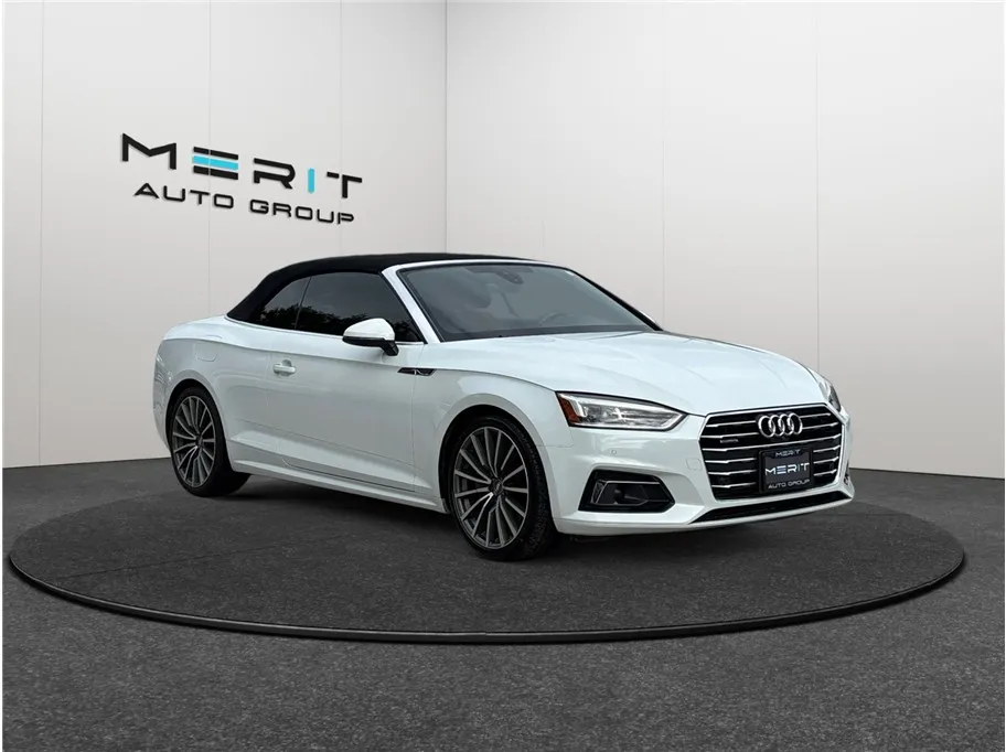 White 2018 Audi A5 Prestige Cabriolet 2D for sale in Jacksonville, FL