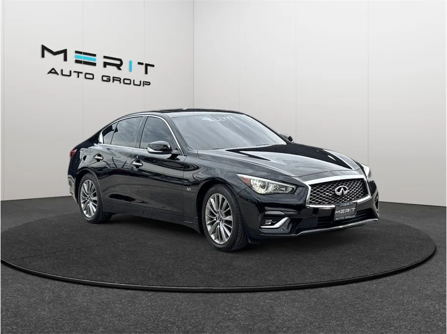 Black 2019 Infiniti Q50 3.0t LUXE Sedan 4D for sale in Jacksonville, FL