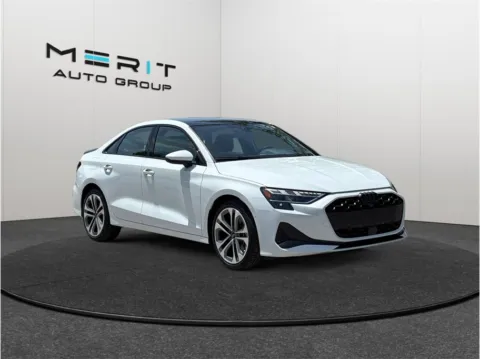 White 2025 Audi A3 40 TFSI Premium Plus Sedan 4D for sale in Jacksonville, FL