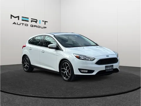 White 2017 Ford Focus SEL Hatchback 4D for sale in Jacksonville, FL