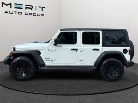 More photos of 2018 Jeep Wrangler Unlimited All New Sport S Sport Utility 4D at Merit Auto Group Lem Turner, FL