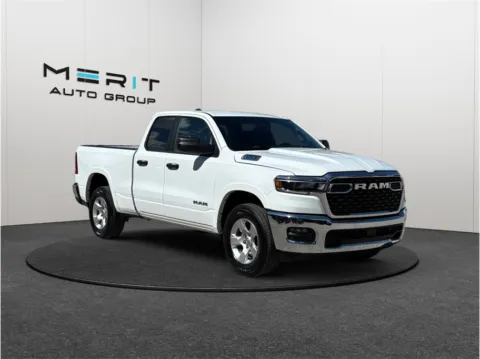 White 2025 Ram 1500 Quad Cab Big Horn Pickup 4D 6 1/3 ft for sale in Jacksonville, FL