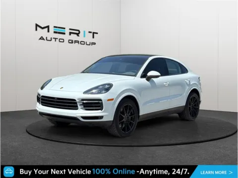 Another view of 2022 Porsche Cayenne Coupe Platinum Edition Sport Utility 4D for sale in Jacksonville, FL at Merit Auto Group Lem Turner
