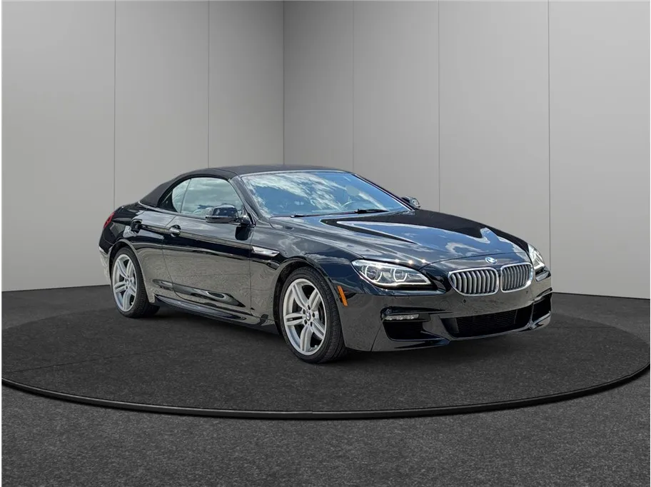 Black 2017 BMW 6 Series 650i xDrive Convertible 2D for sale in Jacksonville, FL
