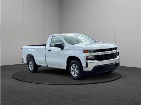 White 2020 Chevrolet Silverado 1500 Regular Cab Work Truck Pickup 2D 8 ft for sale in Jacksonville, FL